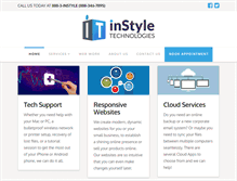 Tablet Screenshot of instyletechnologies.com